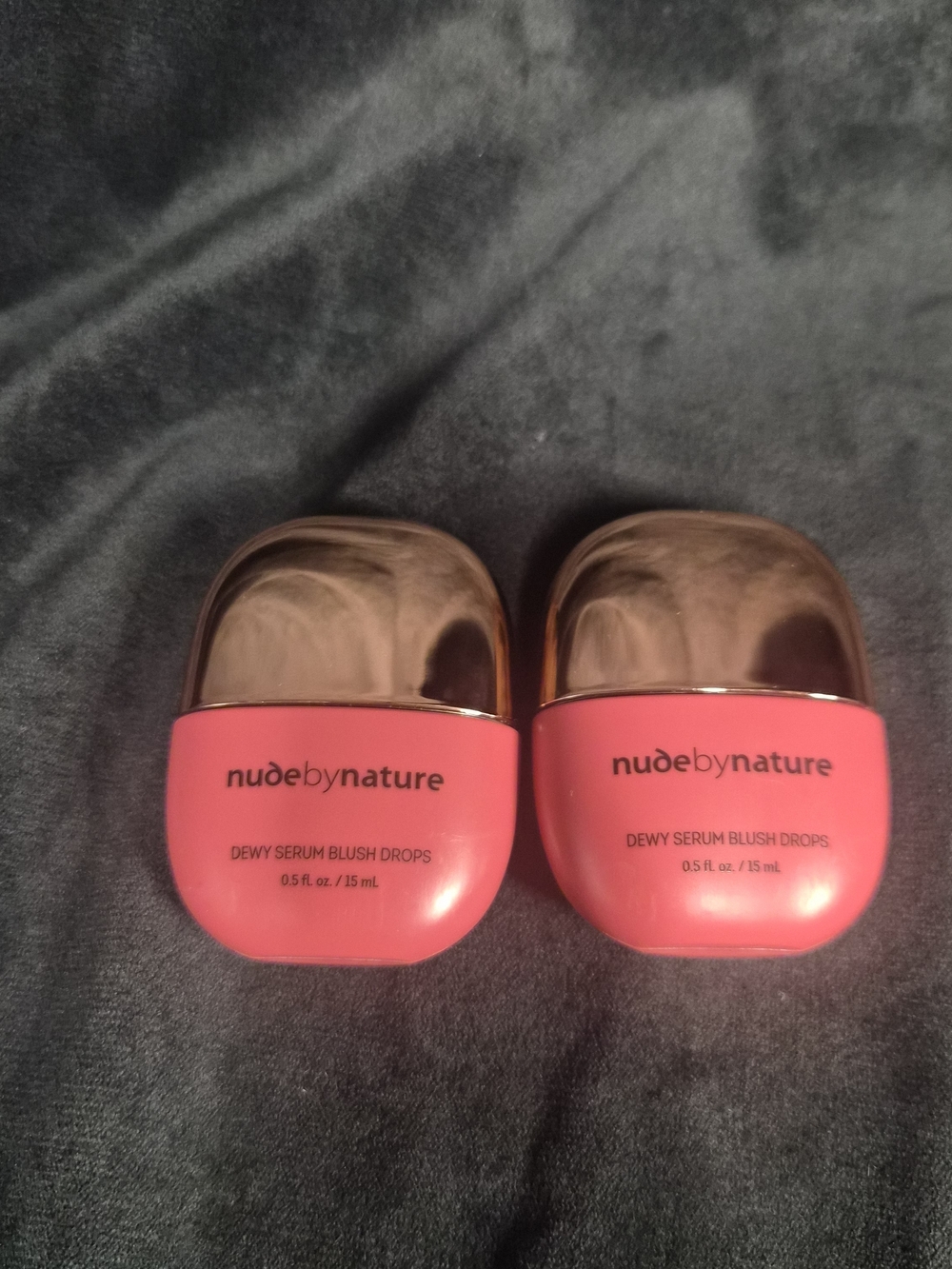 Nude by Nature Dewy Serum Blush Drops - Warm Rose 2 Pack